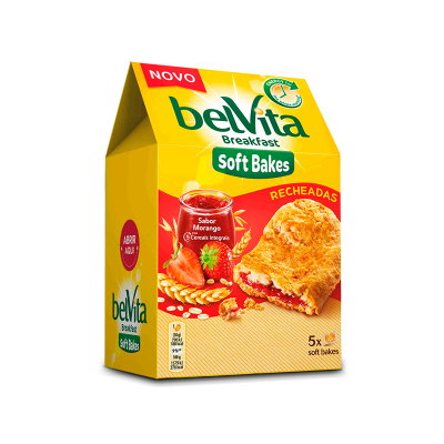 Belvita Soft Bakes Recheadas Morango